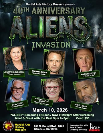 Aliens Cast Reunion at Martial Arts History Museum Celebrates Cinematic Legacy