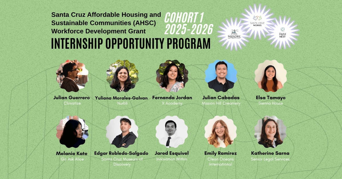 Santa Cruz Partnership Creates Paid Internship Program for Underserved Youth Through State Grant